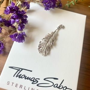 Thomas Sabo Sterling Silver Feather Pendant